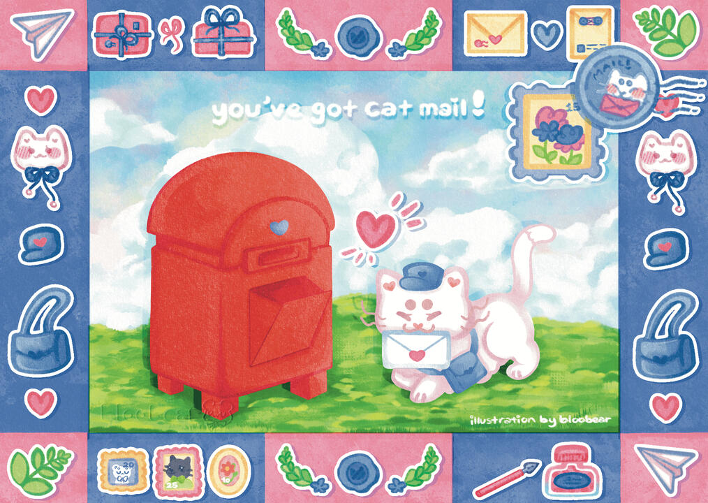 you&#39;ve got cat mail!