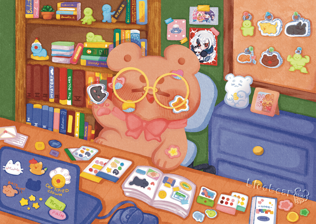 sticker collector bloo