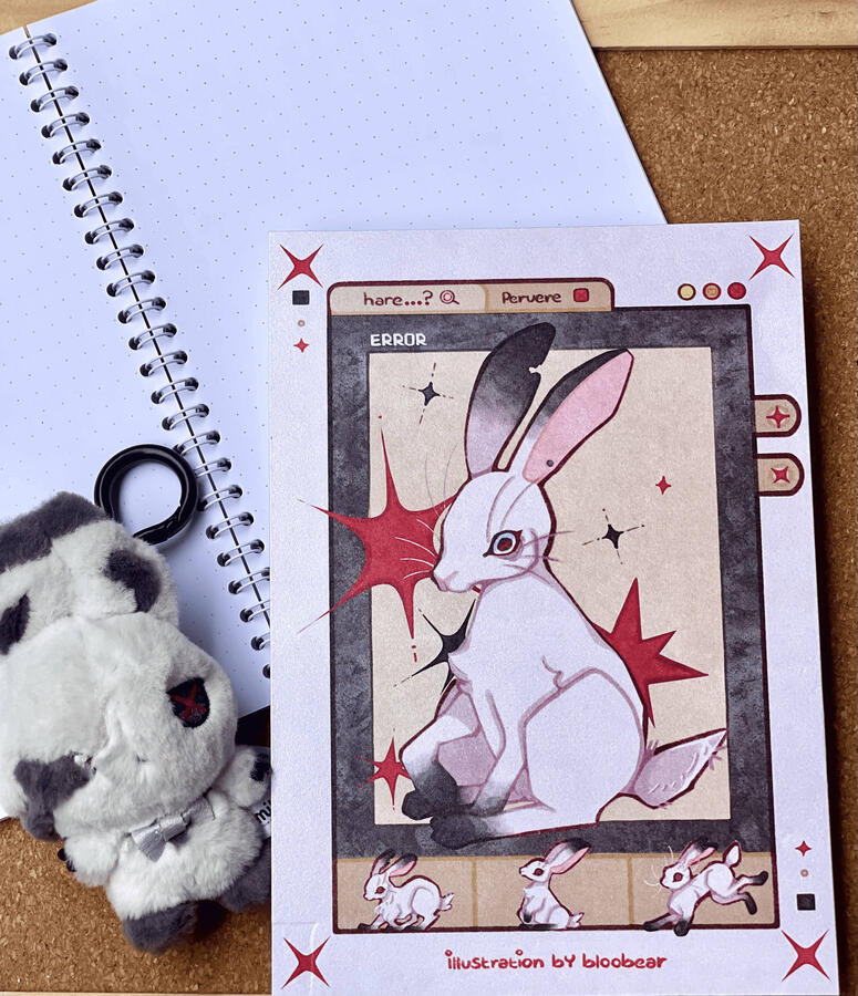 hare peruere - artprint